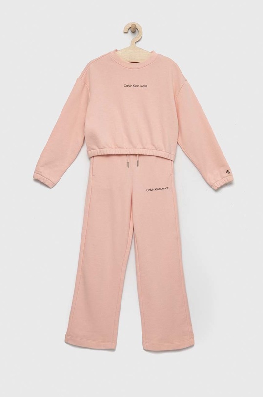 Calvin Klein Jeans komplet dziecięcy dzianina różowy IG0IG01758.9BYY