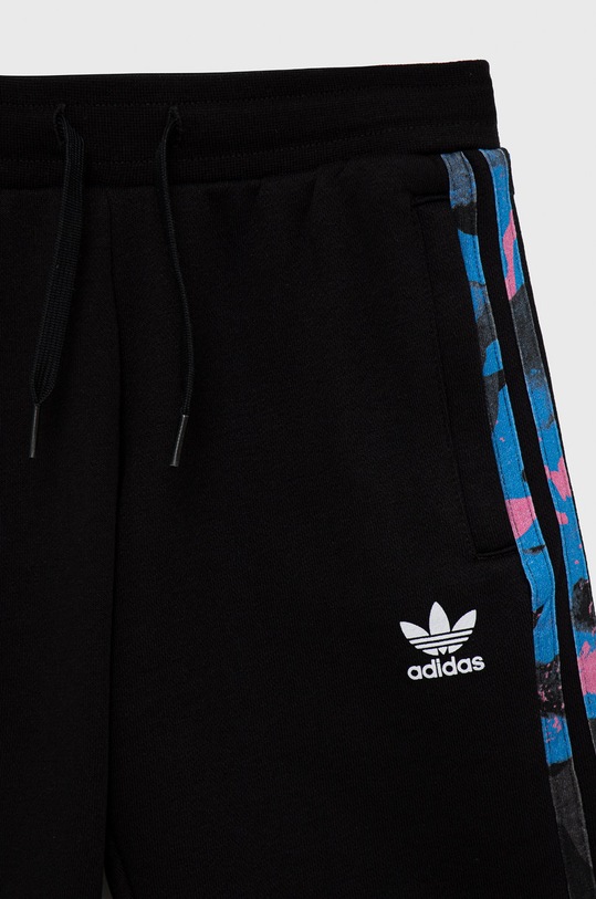 adidas Originals komplet bawełniany dziecięcy czarny HK0332