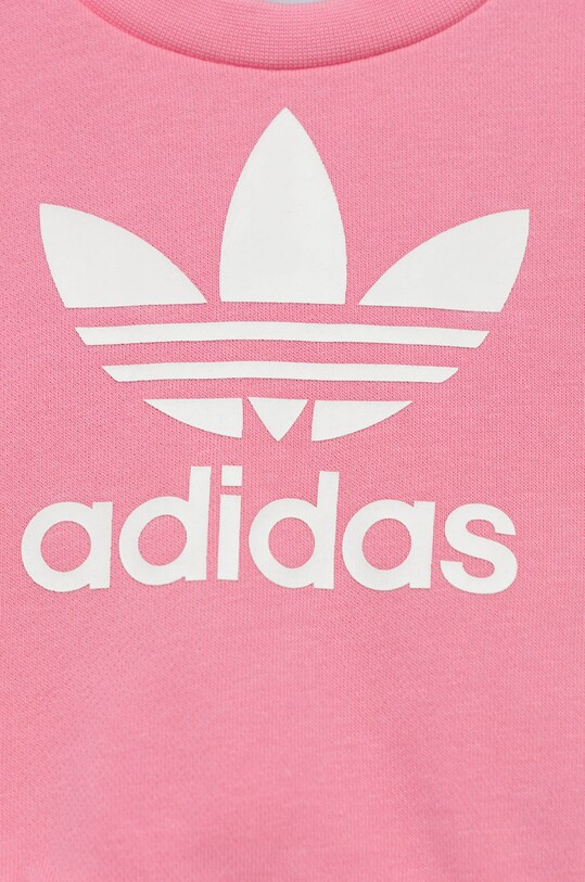 Dziewczynka adidas Originals dres dziecięcy HK7496 różowy