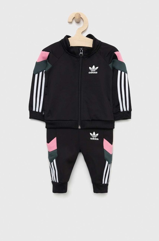 adidas Originals dres dziecięcy dzianina czarny HL2211