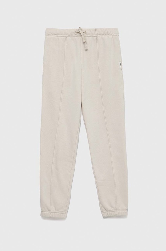 Abercrombie & Fitch pantaloni de trening pentru copii tricotaj bej KI247.2717