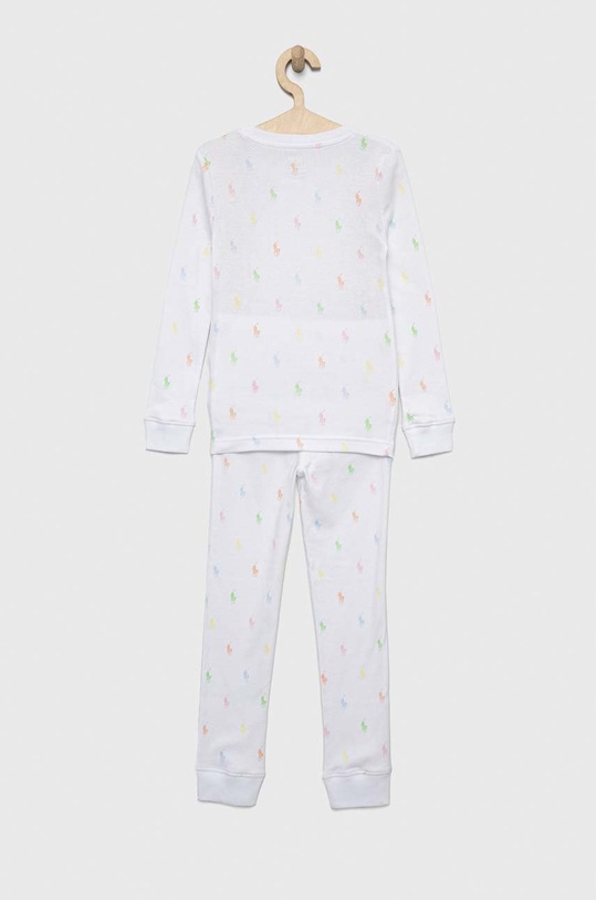 Polo Ralph Lauren piżama bawełniana 4P0035 biały AW22