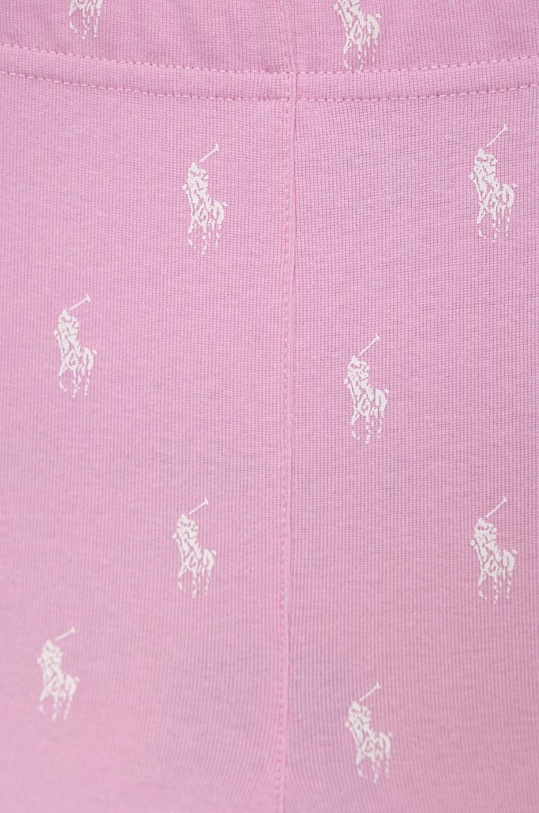 Dziewczynka Polo Ralph Lauren piżama bawełniana 4P0035 różowy
