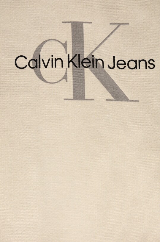 Chłopiec Calvin Klein Jeans dres dziecięcy IN0IN00017.9BYY IN0IN00017.9BYY beżowy