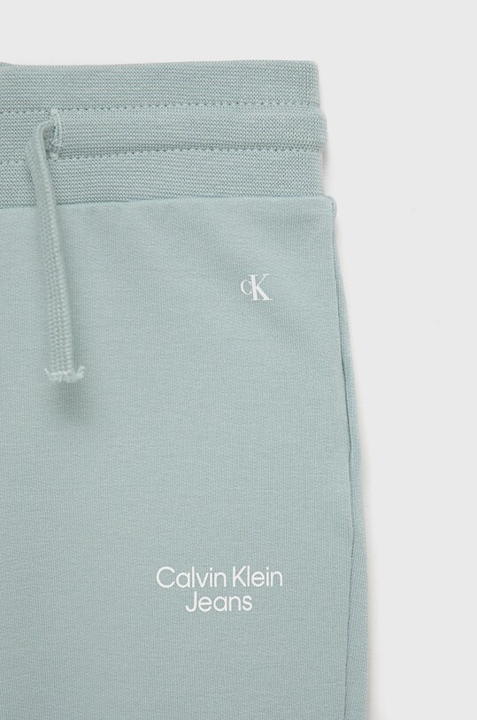 Dětská tepláková souprava Calvin Klein Jeans tyrkysová IN0IN00019.9BYY
