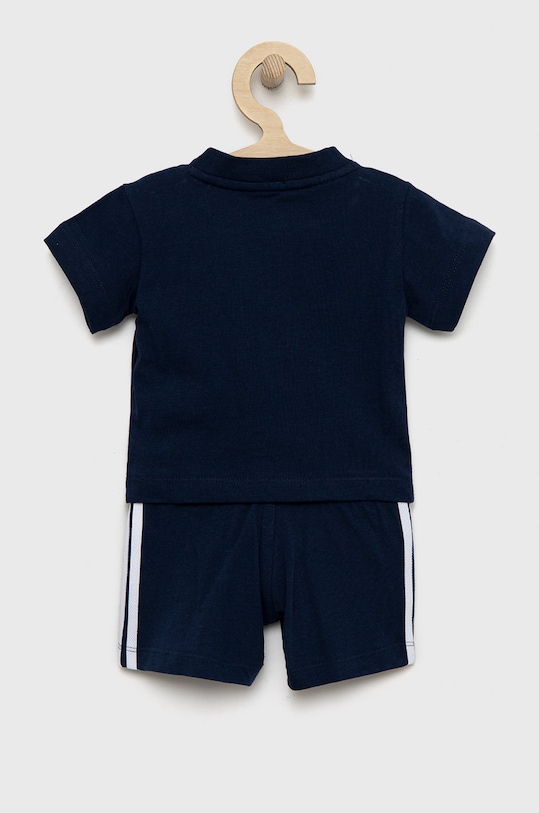 Bavlněná tepláková souprava pro miminka adidas Originals HK7482 námořnická modř AW22