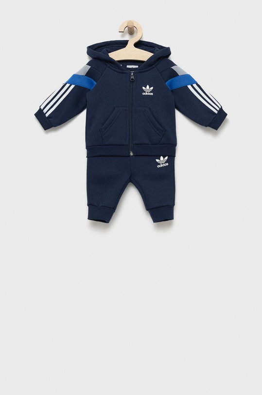 Dětská tepláková souprava adidas Originals pletenina námořnická modř HL2209