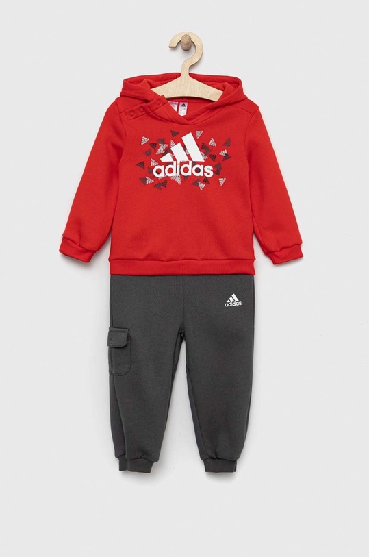 adidas dres dziecięcy dzianina czerwony HU1553