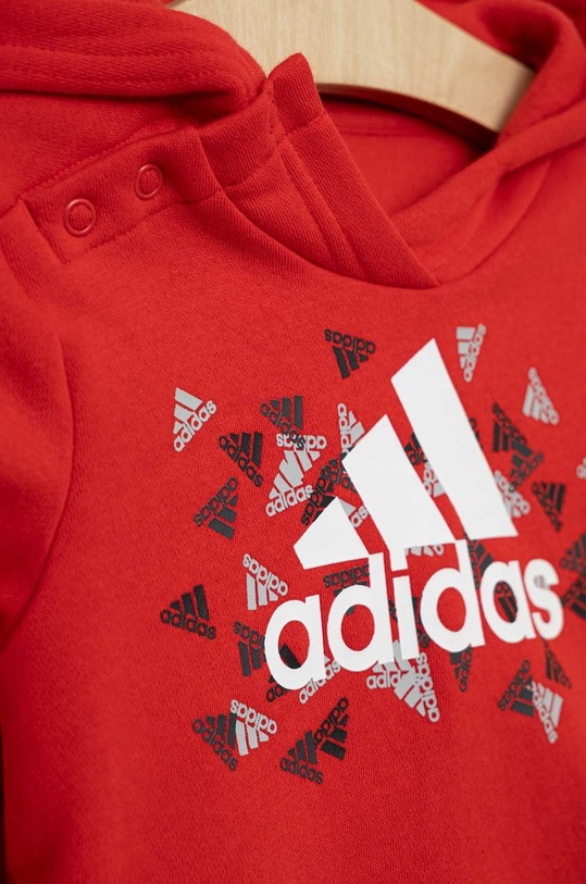 Chłopiec adidas dres dziecięcy HU1553 czerwony