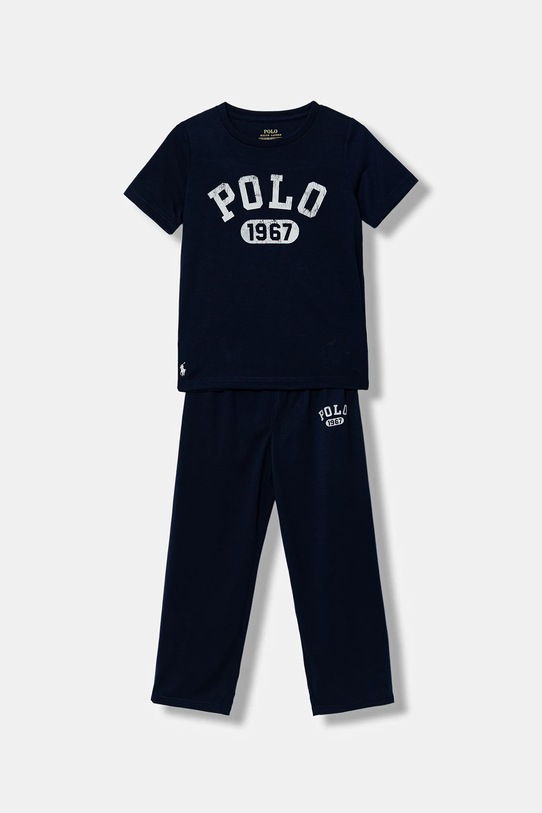 Polo Ralph Lauren piżama dziecięca melanż granatowy 9P0028