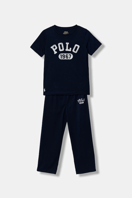 Polo Ralph Lauren piżama dziecięca melanż granatowy 9P0028