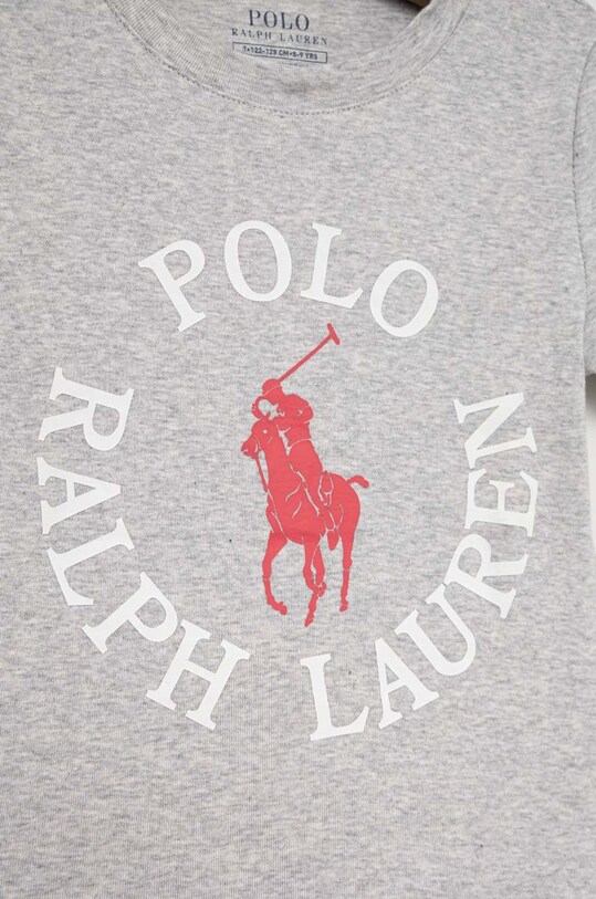 Мальчик Детская хлопковая пижама Polo Ralph Lauren 4P0037 розовый