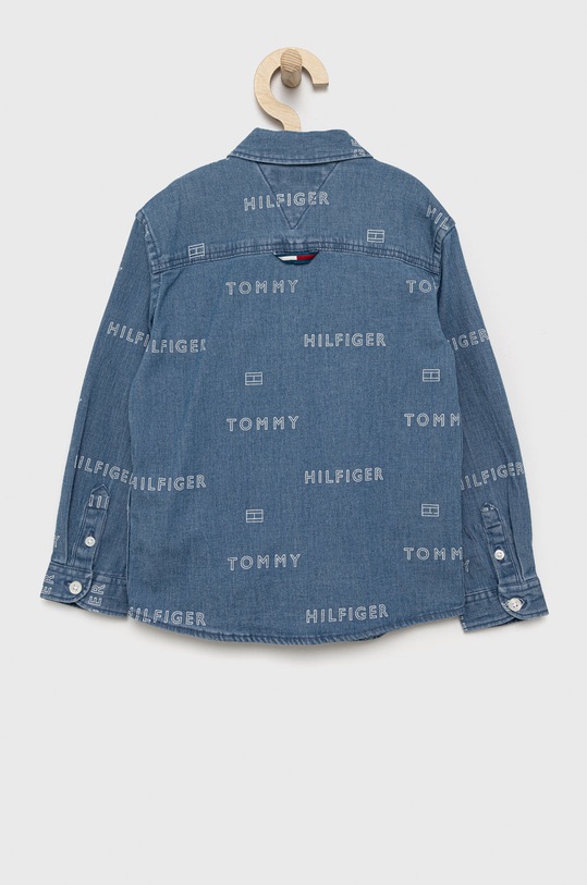 Tommy Hilfiger koszula jeansowa dziecięca KB0KB07510.9BYY fioletowy AW22