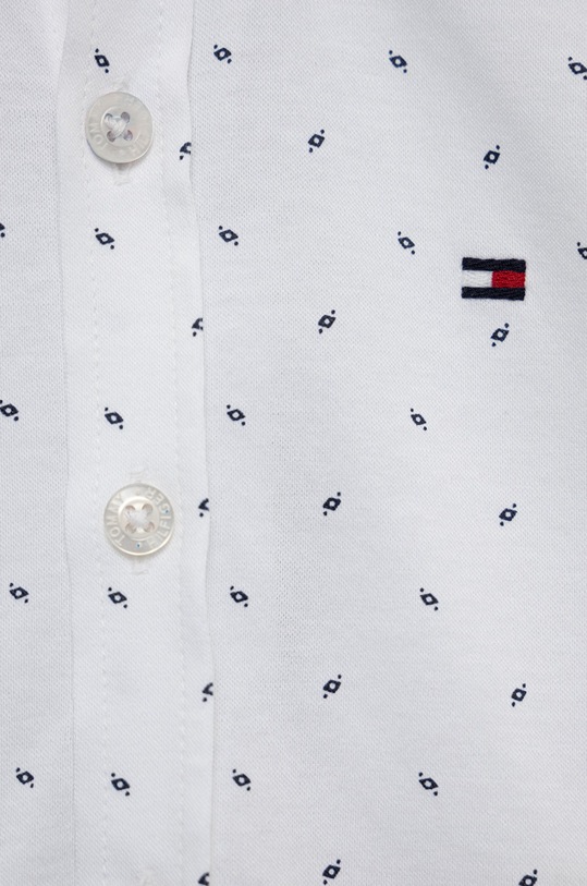 Chłopiec Tommy Hilfiger koszula bawełniana dziecięca KB0KB07511.9BYY biały