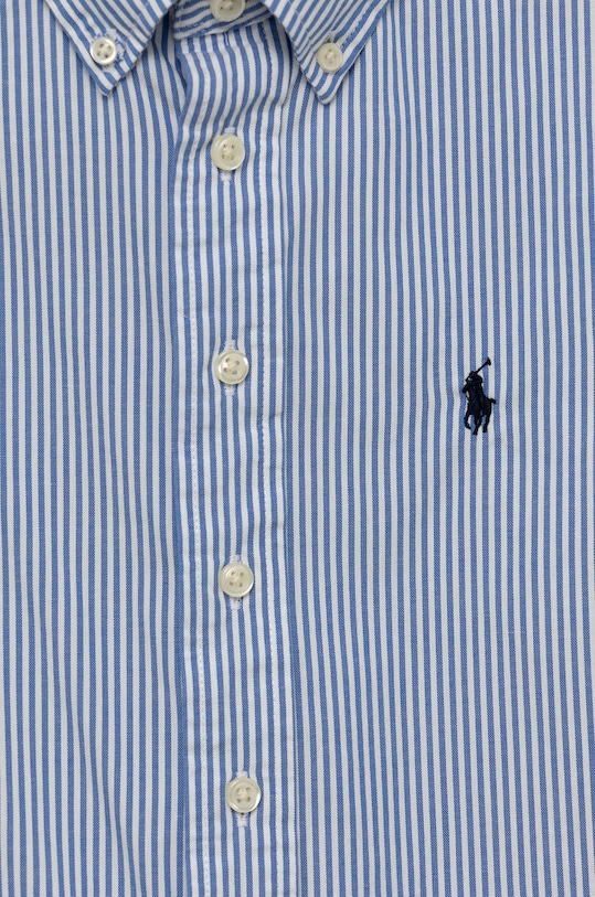 Хлопчик Дитяча бавовняна сорочка Polo Ralph Lauren 323819240001 блакитний