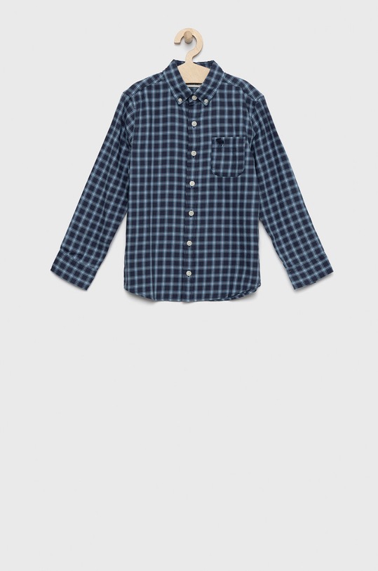 Abercrombie & Fitch koszula bawełniana dziecięca wzorzyste granatowy KI225.2503