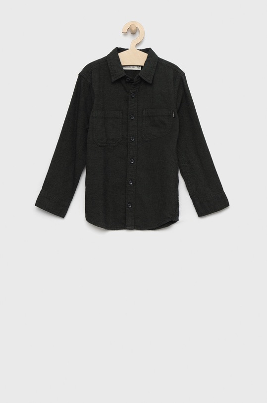 Abercrombie & Fitch camasa de bumbac pentru copii lung verde KI225.2545