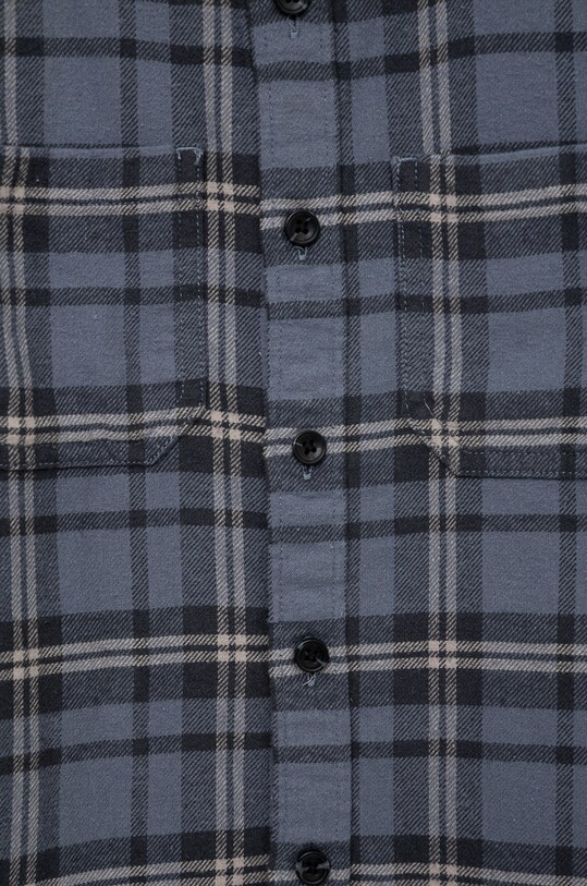 Detská bavlnená košeľa Abercrombie & Fitch KI225.2520 modrá AW22
