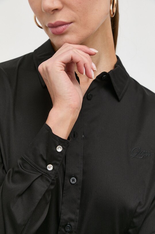 Guess koszula CATE W2YH41.WAF10 czarny AW23