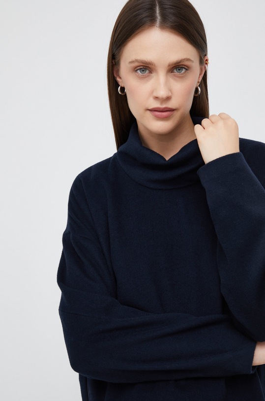 Vlněný svetr Emporio Armani námořnická modř H3NK2G.C9926