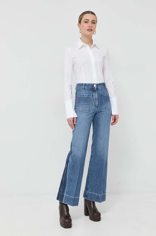 Košeľa Patrizia Pepe CC0356.A01 biela SS24