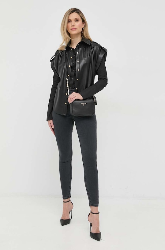 Patrizia Pepe koszula CC0356.A01 czarny SS24