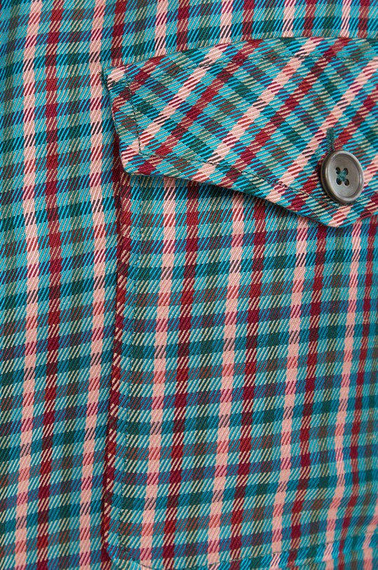 Košeľa s prímesou ľanu PS Paul Smith W2R.300B.J30915 viacfarebná AW22
