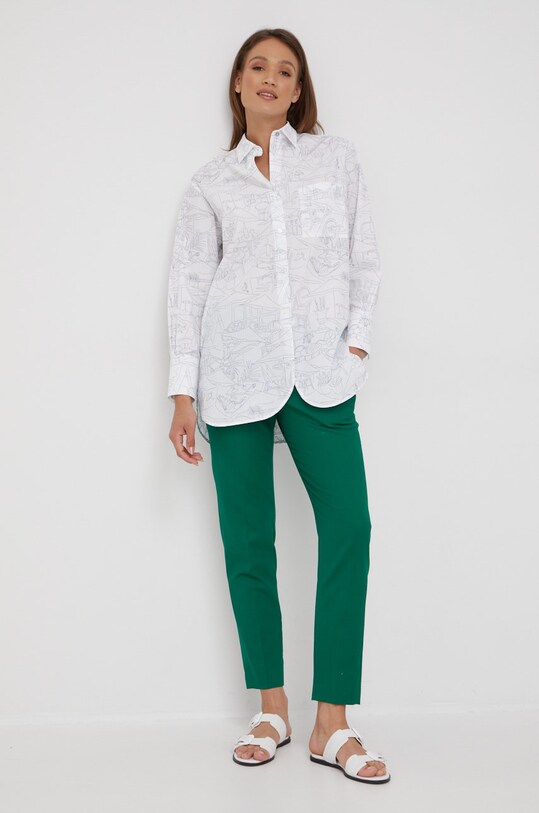 Odzież PS Paul Smith koszula bawełniana W2R.257B.J30959 biały