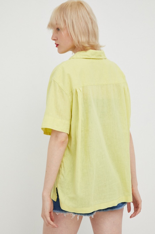 Odzież Levi's koszula lniana A3355.0009 zielony