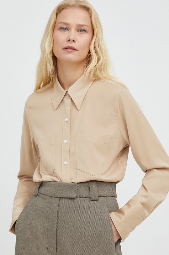 Odzież Levi's koszula A3366.0001 beżowy