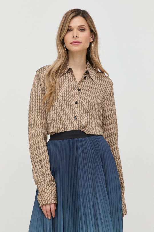 Victoria Beckham koszula klasyczny beżowy 1322WSH003853A