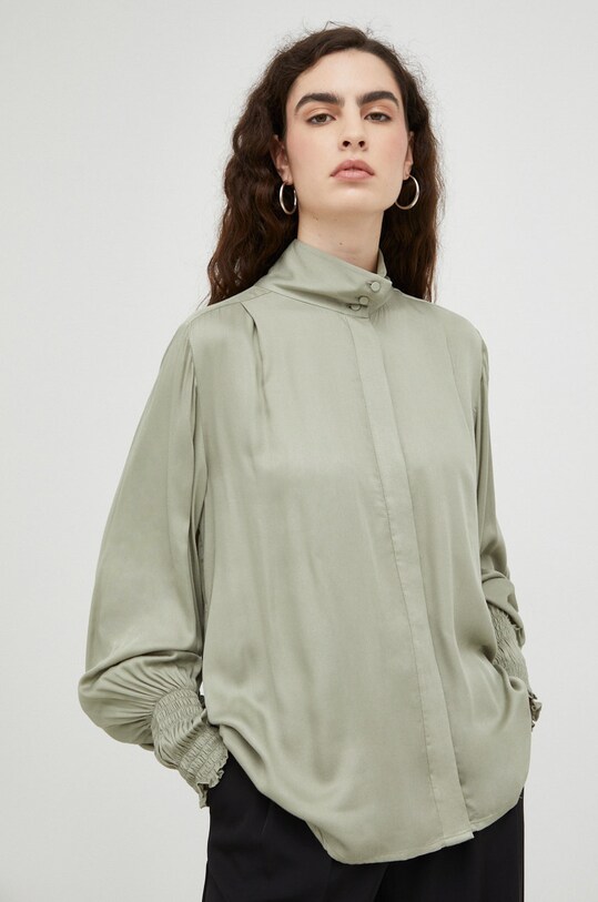 Рубашка Bruuns Bazaar casual зелёный BBW3048