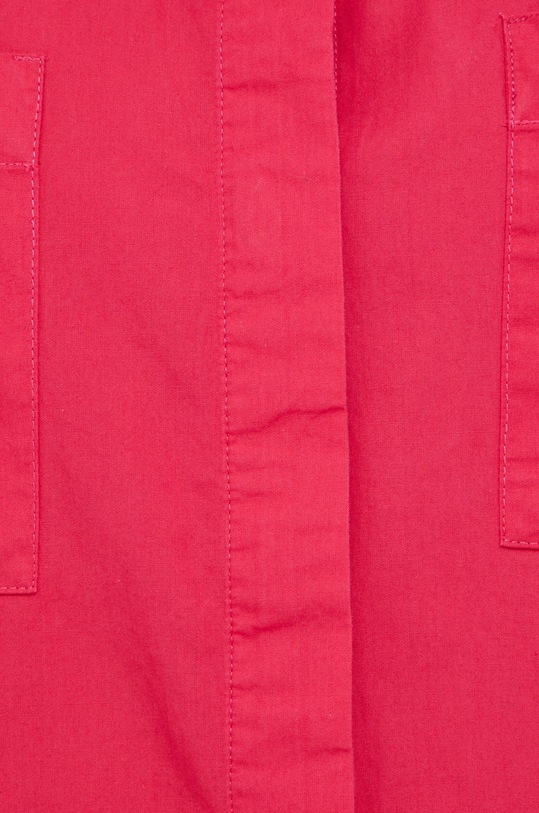 Sisley koszula bawełniana 52FFLQ034.2C9 różowy