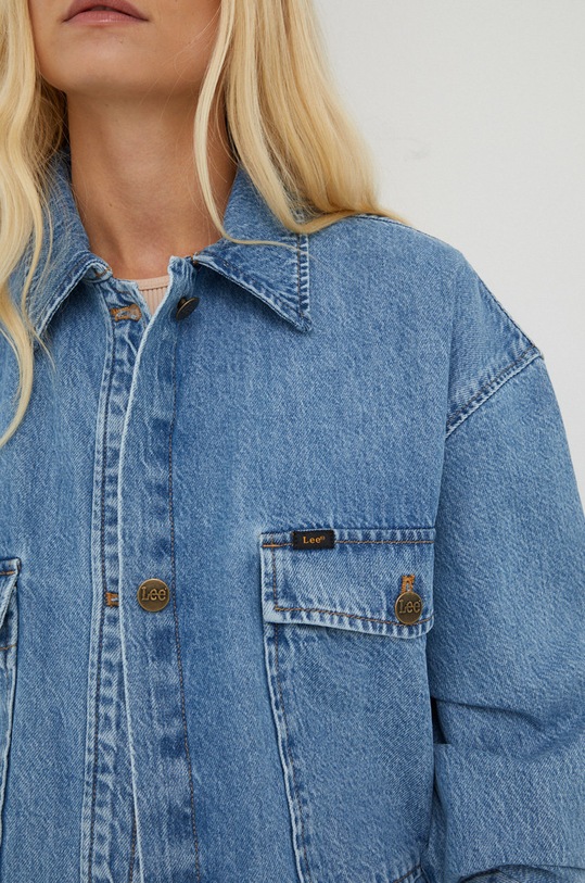 Lee koszula jeansowa L50WAZMW niebieski