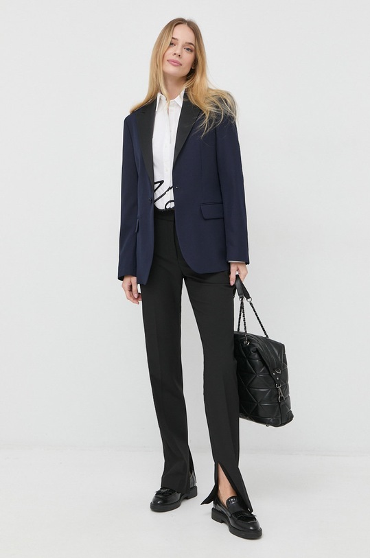 Karl Lagerfeld koszula bawełniana 226W1605 biały AW24