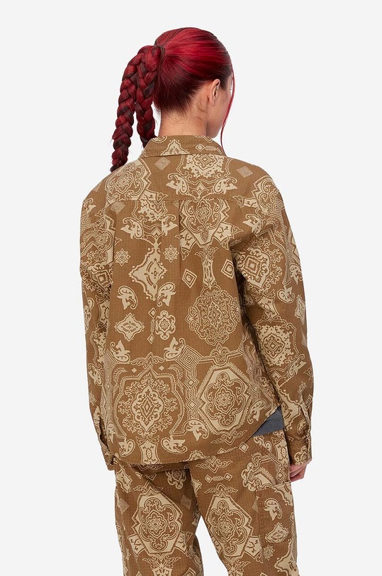 Clothing Carhartt WIP cotton shirt I030760 brown