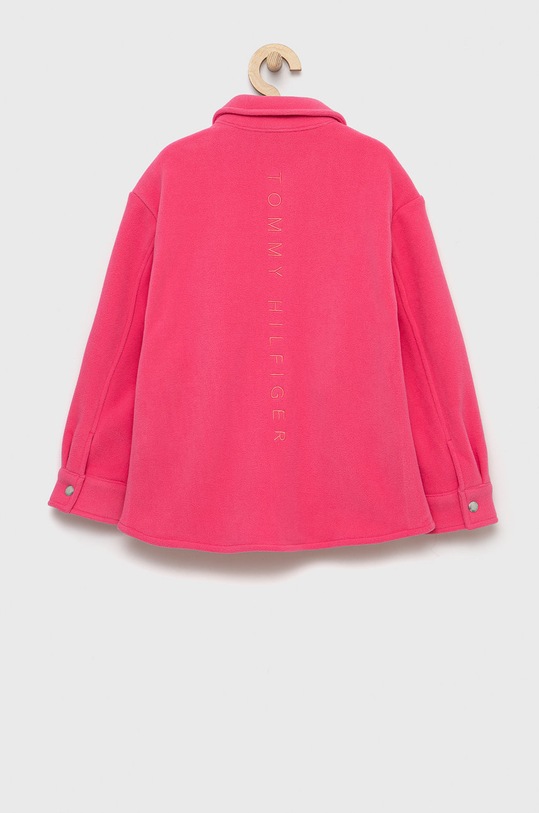 Tommy Hilfiger koszula polarowa dziecięca KG0KG06654.9BYY fioletowy AW22