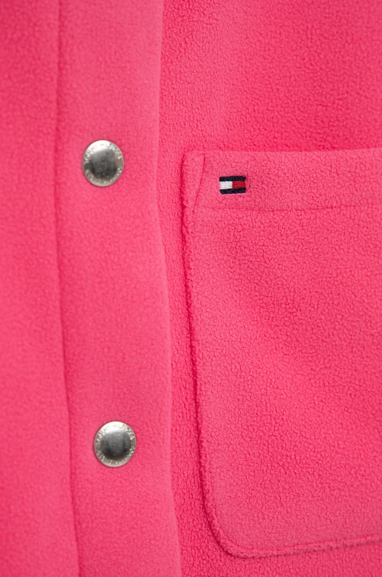 Dziewczynka Tommy Hilfiger koszula polarowa dziecięca KG0KG06654.9BYY fioletowy