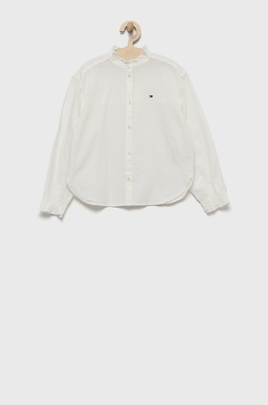 Tommy Hilfiger koszula bawełniana dziecięca bawełna biały KG0KG06770.9BYY