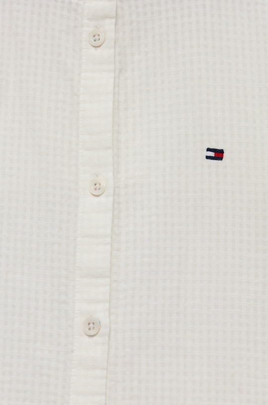Dziewczynka Tommy Hilfiger koszula bawełniana dziecięca KG0KG06770.9BYY biały