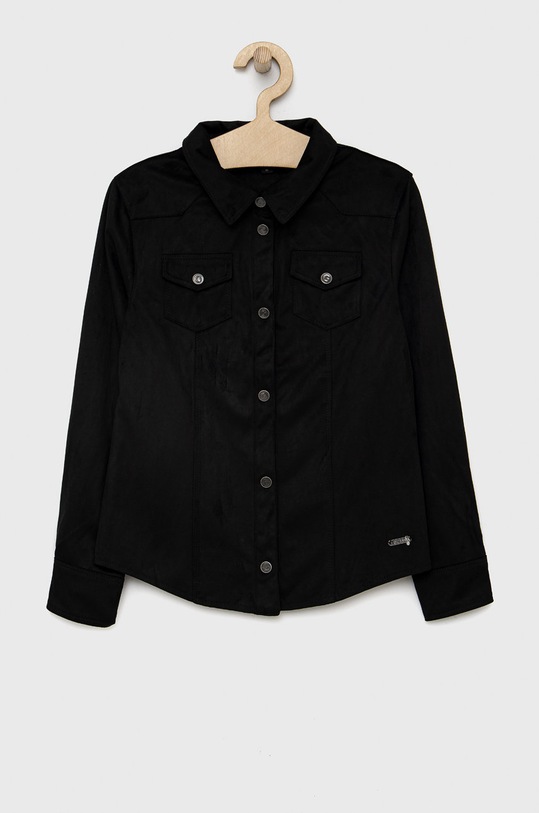 Guess camasa copii lung negru J1BH04.WE5D0