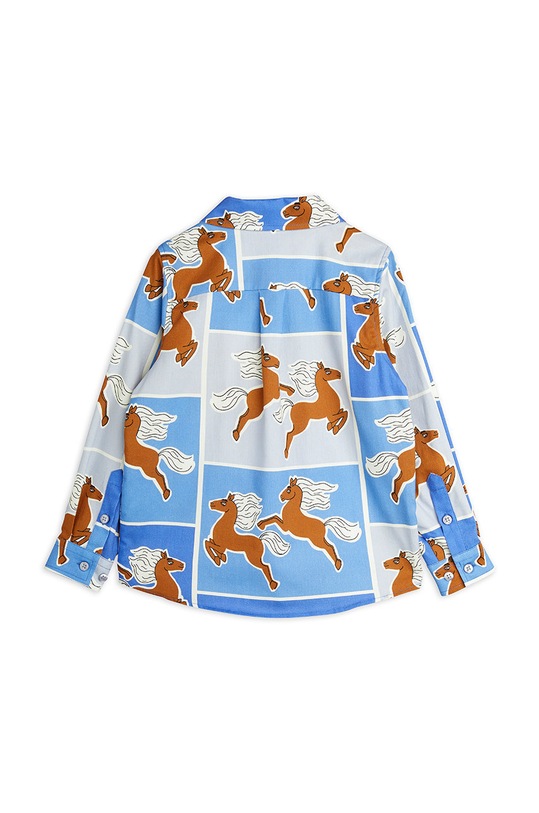 Mini Rodini camasa de bumbac pentru copii 2272010060 albastru