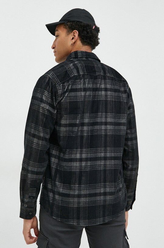 Odzież Only & Sons koszula bawełniana 22023580.Black czarny