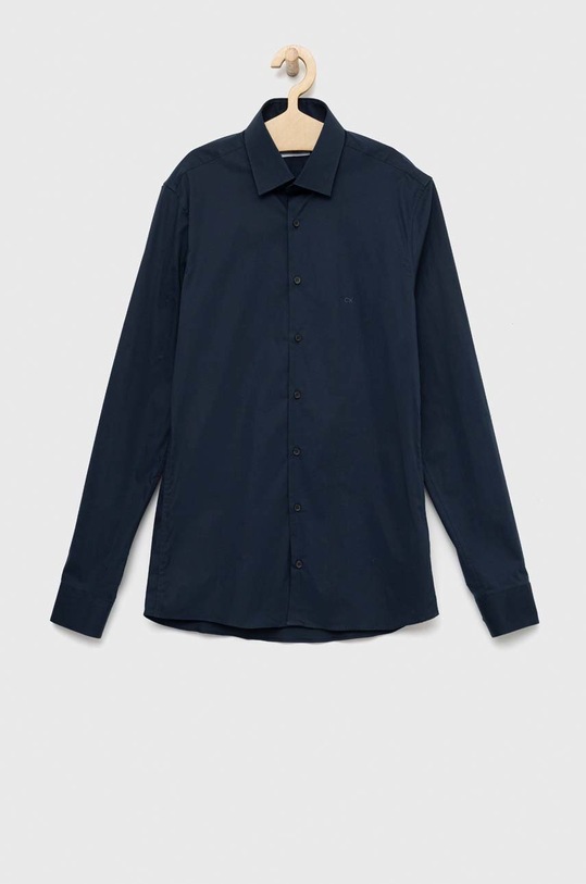 Πουκάμισο Calvin Klein slim σκούρο μπλε K10K108229.9BYY