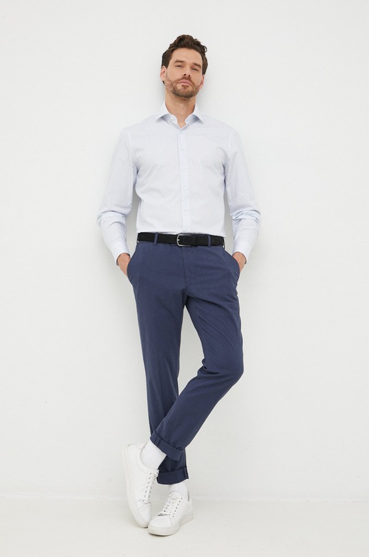 Košile Calvin Klein K10K109965.9BYY modrá AW22