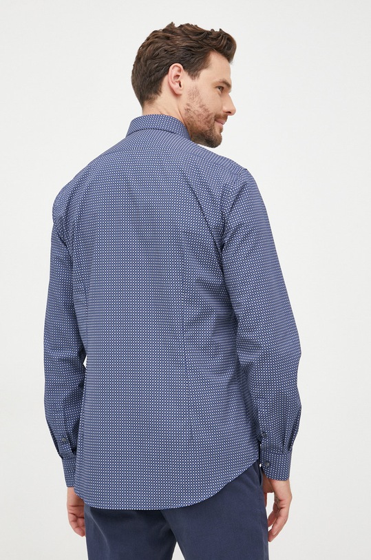 Odzież Calvin Klein koszula bawełniana K10K109965.9BYY granatowy