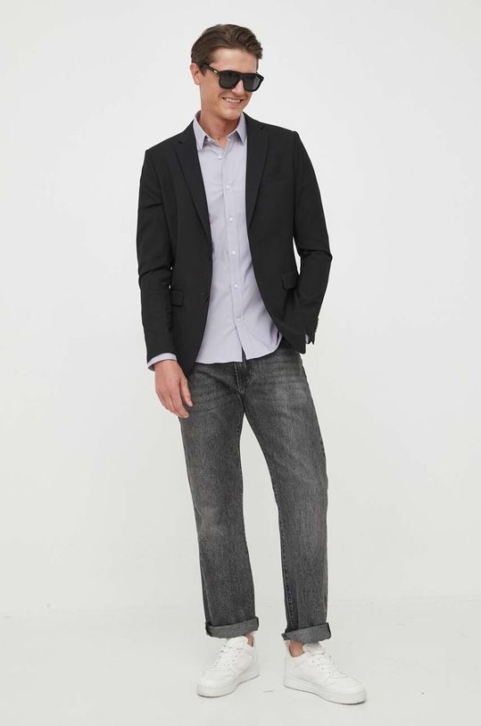 Calvin Klein koszula K10K110856.9BYY szary SS25