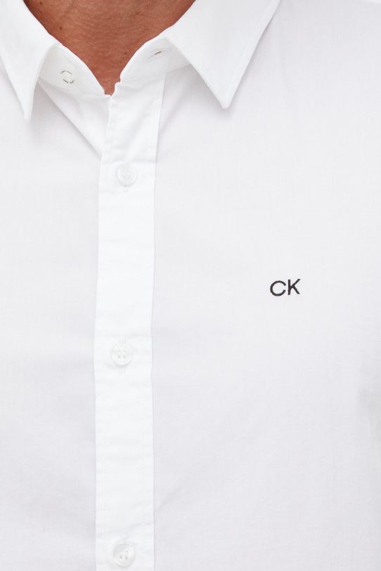 Košeľa Calvin Klein K10K110856.9BYY biela