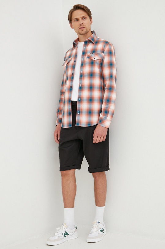 Pamučna košulja G-Star D20165.D122 šarena AW22