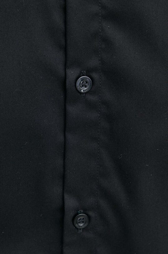 Бавовняна сорочка Karl Lagerfeld 524699.605003 чорний AW22